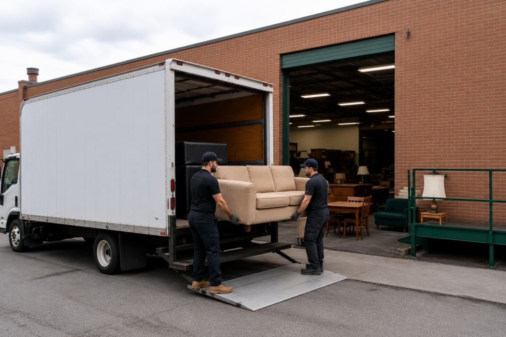 donating removed furniture