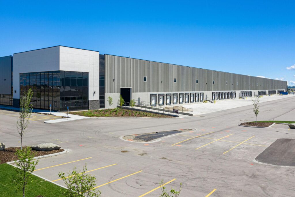 Commercial Movers Large industrial building with loading docks