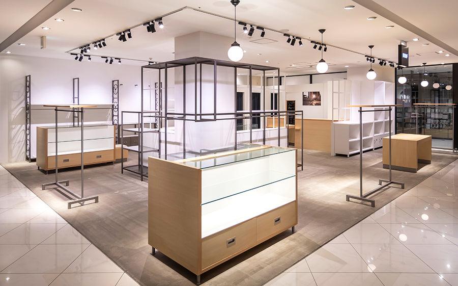 Commercial Movers Modern retail space with display fixtures