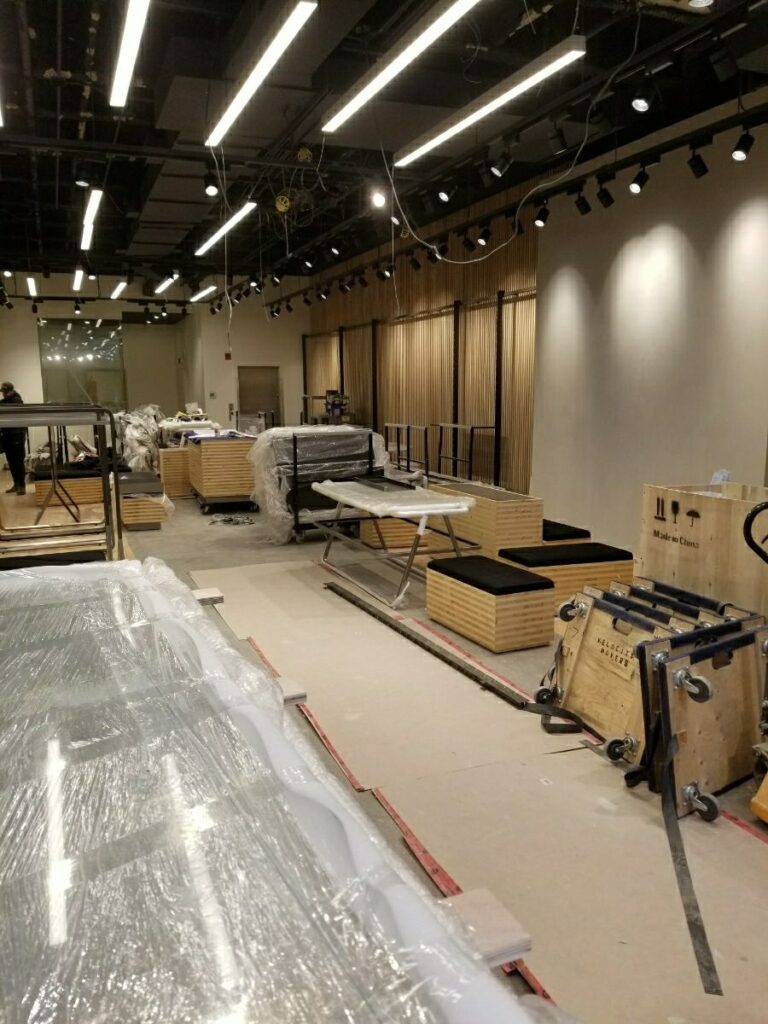Commercial Movers Retail Set Up